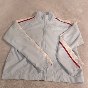 Nike lightweight jacket pale blue